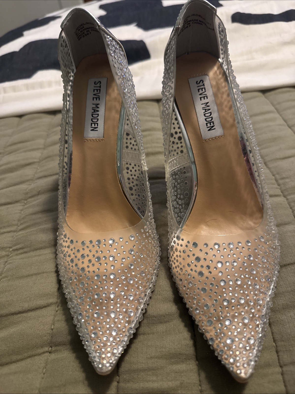 Steve Madden Rhinestone Sparkly Heels Size 6.5
