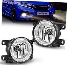 Fog Lights Assembly Compatible With 2013-2021 Honda Civic2015-2020 Honda Fit