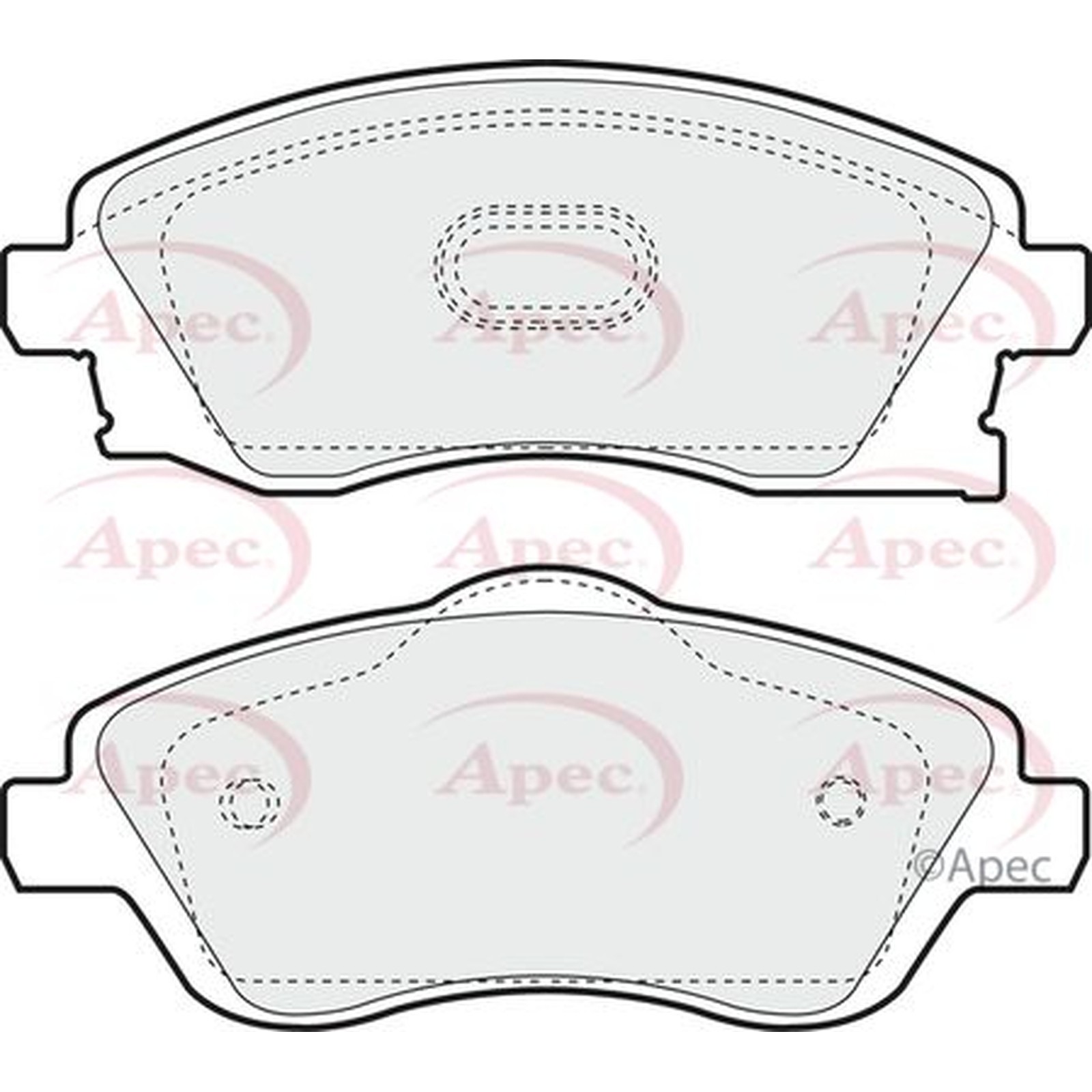 For VAUXHALL COMBO Mk II 2001 to 2012 BRAKE PADS (FRONT) (R90) - Image 3