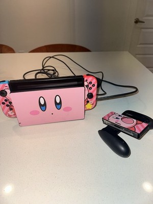 Nintendo Switch Original Gaming Console With Kirby Decals