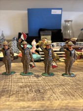 BARCLAY LEAD FIGURE BOY SCOUTS Lot Of 4 Vintage