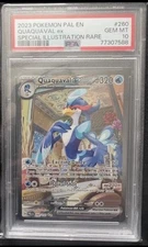Pokemon Paldea Evolved - PSA 10 - Quaquaval ex 260/193 Special Illustration Rare