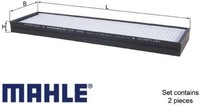 Mahle LA495/S Filter FüR Innenraumluft Innenraumfilter Filter Innenraum