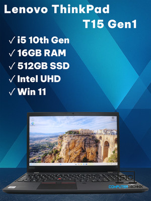 Lenovo ThinkPad T15 Gen1 i5-10th 16GB RAM 512GB SSD 15,6'' Full HD  Win11