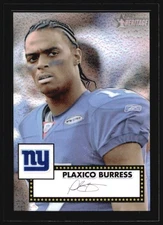 2006 Topps Heritage Chrome PLAXICO BURRESS Black Refractor /52 #THC9