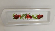 California Pantry Classic Ceramics  Serving Dish Red Grapes Pre-Owned