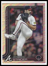 Spencer Strider 2025 Topps Rainbow Foil SP #579 Atlanta Braves
