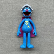 Super7 ReAction Sesame Street Super Grover 3.75" Action Figure Wave3 Collectible