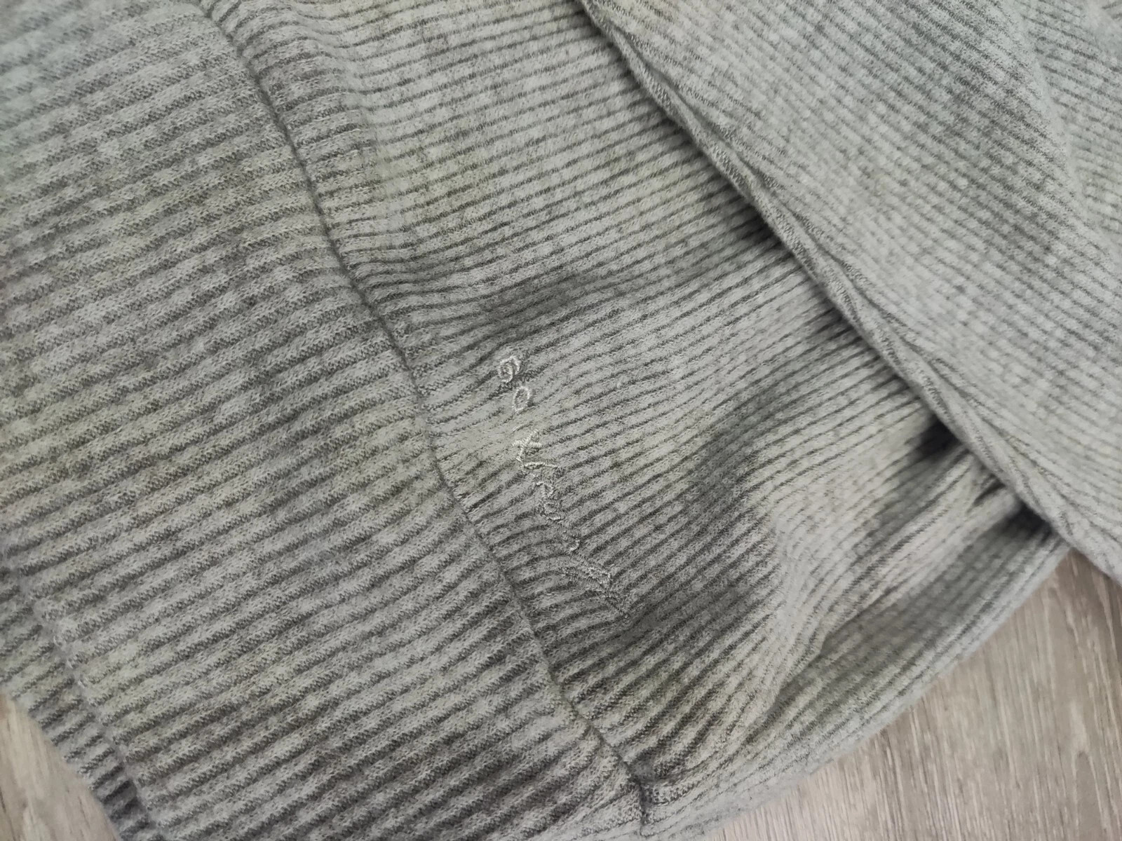 NEW Boux Avenue Grey Mix Lillie Ribbed Lounge Top UK 8 RRP £20 image 6