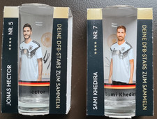 2 DFB Fußball Sammel-Glas Nr.5 und Nr. 7, neu