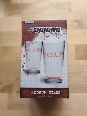 The Shining REDRUM Glass Horror Stephen King Paladone 400 ml | NEU NEW OVP