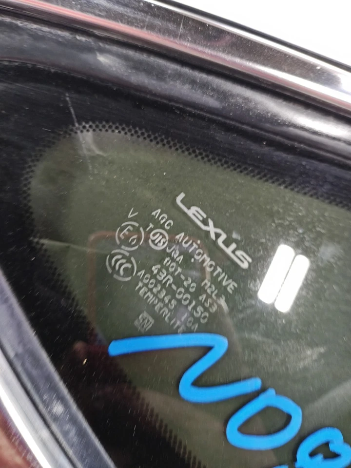 LEXUS RX350 RX450 CUARTO CRISTAL PASAJERO DERECHO TRASERO 2010 2011 2013 2014 2015 Foto 2 de 4