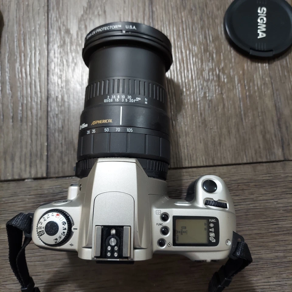 Cannon Rebel 2000 EOS 单反相机 腾龙 AF 非球面 LD 镜头和包 - 未测试 — 第 2/4 张图片