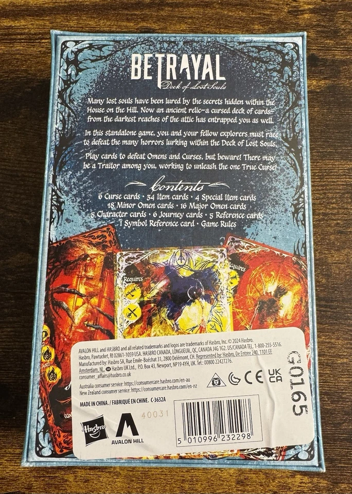 Baraja de Traición de Almas Perdidas Juego de Cartas Tarot ~ Juego de Roles Secretos Inspirado ~ ¡¡Nuevo!!! Foto 2 de 2