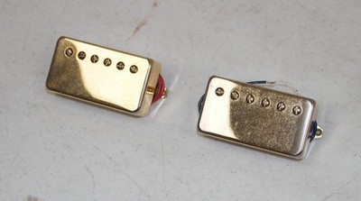 Tested & Working!! Vtg 1993 WASHBURN  #821 & #823 GUITAR PICKUPS SET Gold Relic