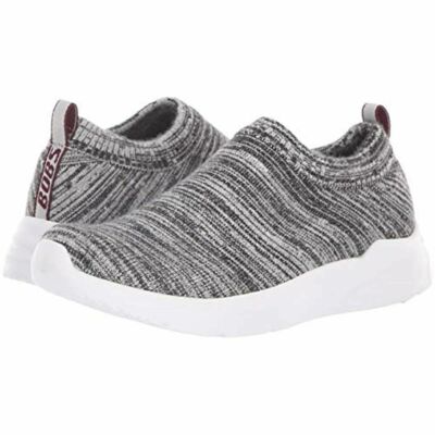 Skechers BOBS Women's Bobs Aria-Heathered Knit Bootie W Memory Foam Sneaker Sz 6
