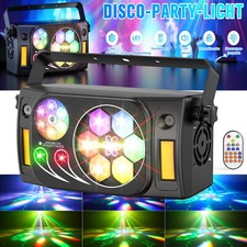 RGBW Laser Projektor DMX Bühnenbeleuchtung Strobe Beam Lichteffekt Weihnachten