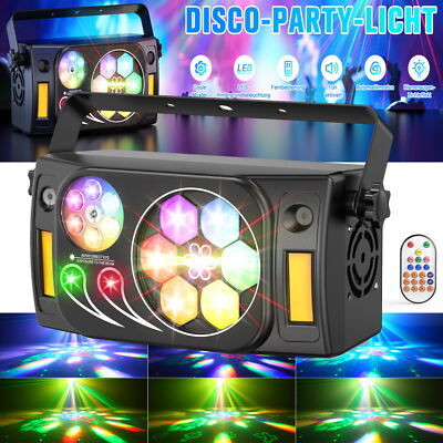 RGBW Laser Projektor DMX Bühnenbeleuchtung Strobe Beam Lichteffekt Weihnachten