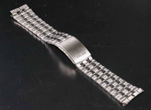 Bracelet De Montre Cuir Noir Ingersoll - 21mm - Fermoir Déployant Papillon - Taille XL