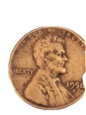1958 D Lincoln Penny   D.D.O.