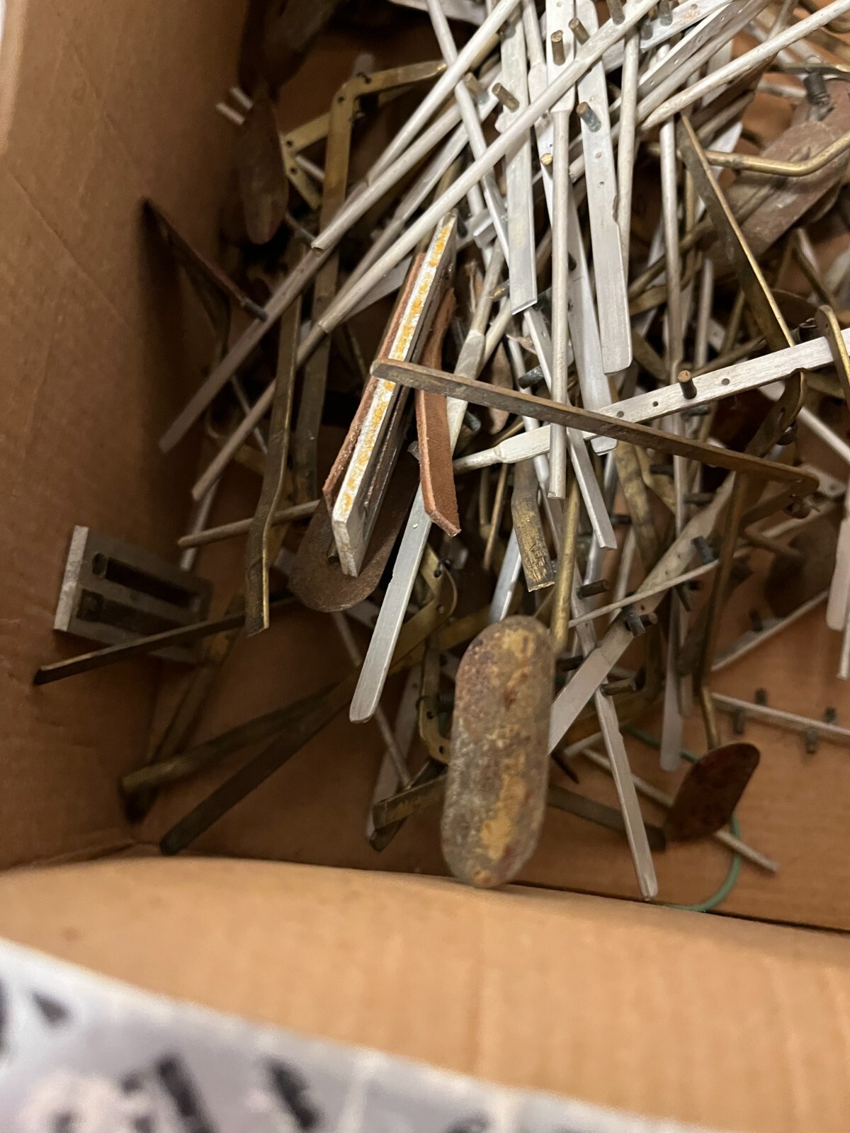 Vintage Accordion Lever Mechanisms Lot Brass & Metal Parts Repair/Restoration