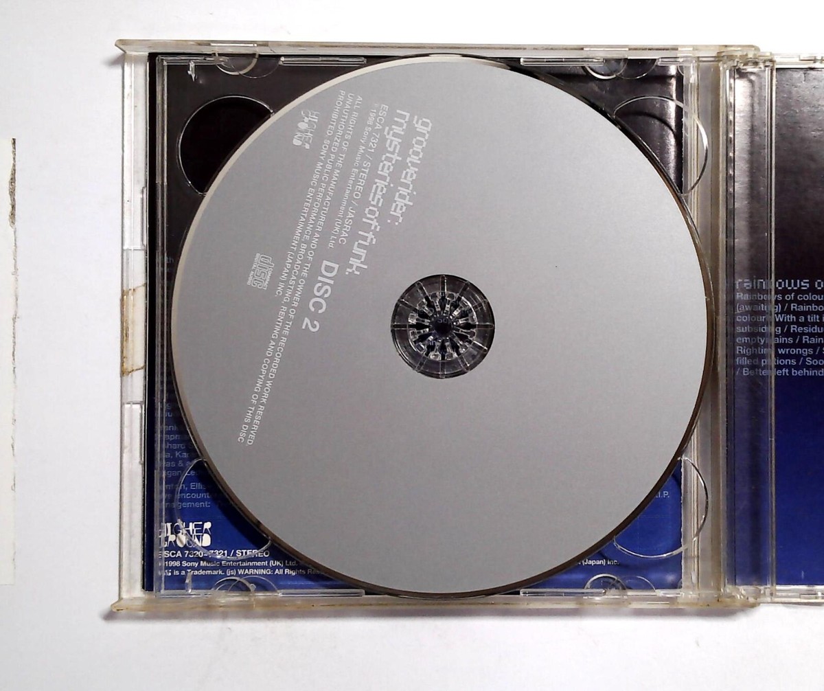 Grooverider – Mysteries Of Funk ESCA 7320~1 JAPAN 2CD