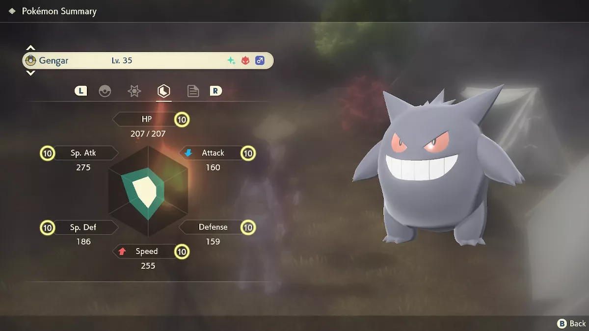 Mini Gengar, Shiny Gengar, Alpha Gengar 