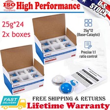 24x 25g 2 boxes  Dental Hydrophilic Firmer Teeth Impression Putty Fast NEW