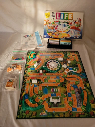 VTG Milton Bradley The Game of Life 2002 COMPLETE Board Game A Family Fun Game