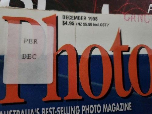 Australian Photography Magazine December 1998 - Picture 2 of 2