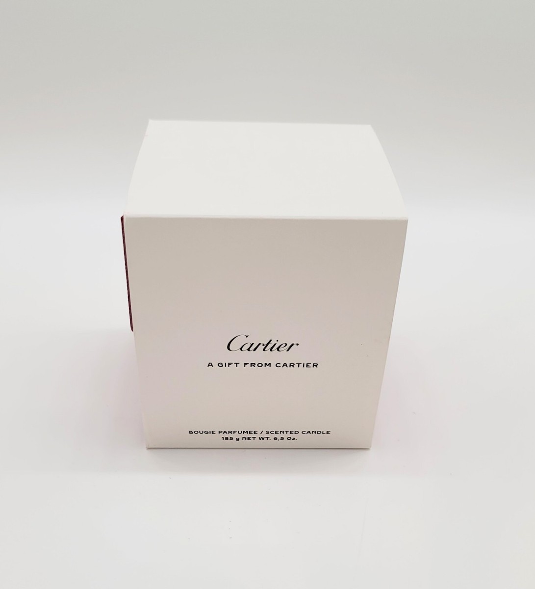 ORIGINAL CARTIER SITTING PANTHERE BURGUNDY BOUGIE PARFUME SCENTED