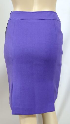 Tahrai NWT Amethyst Violet Purple Rich Soft Short Skirt 0P - Picture 3 of 4