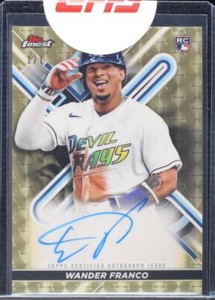 スポーツ選手 2022 Topps Green Ref 99 Wander Franco RC Wander Franco Rookie Card Psa 10 | eBay