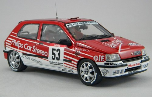 .kit Renault Clio 16S Gr.A Philips #53 Tour De Corse 1991 Arena Models kit 1/24