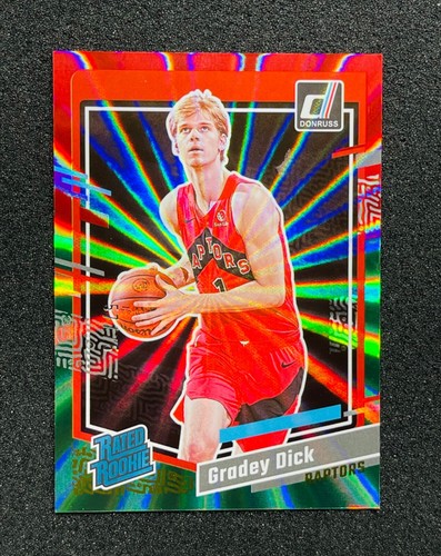 2023-24 Donruss basketball Gradey Dick red/green laser #75 no. 247