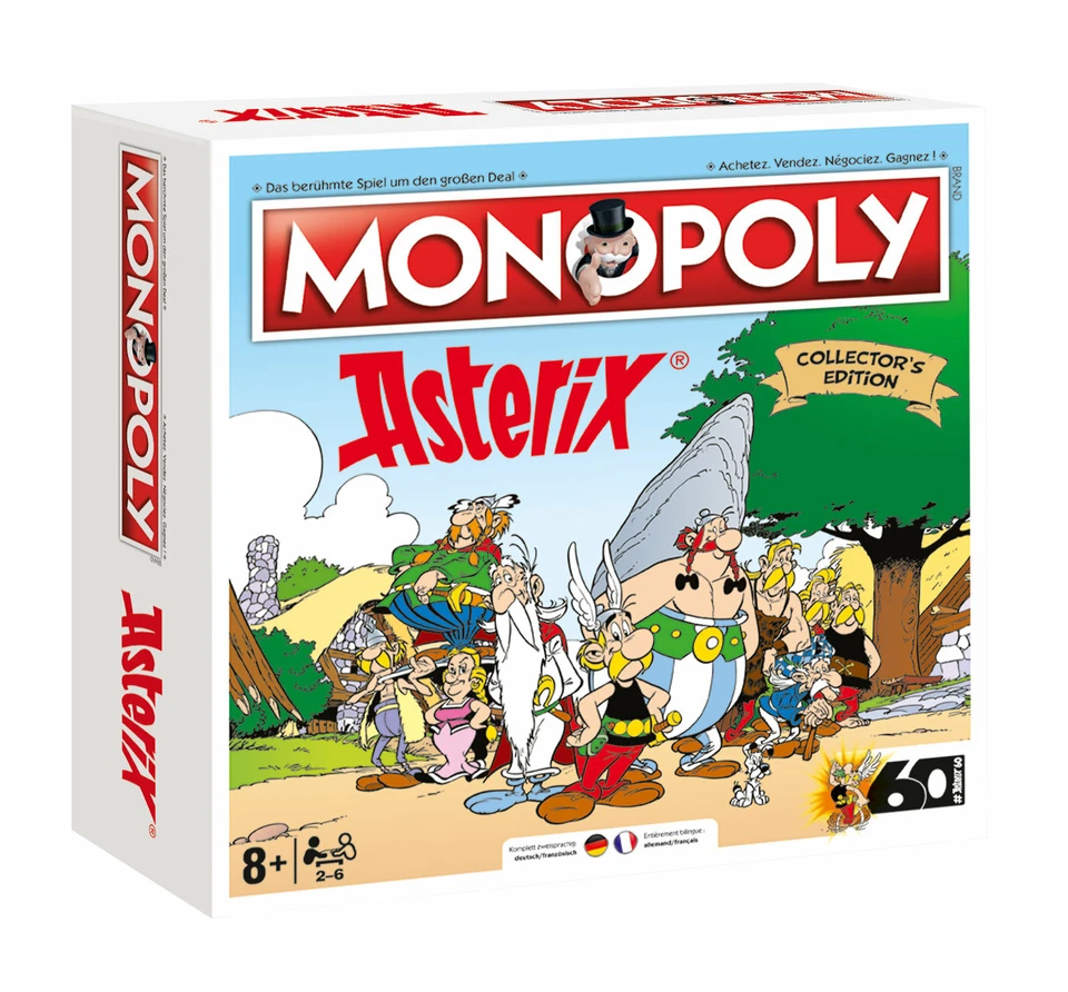 Monopoly Asterix und Obelix limitierte Collector's Edition + Top Trumps Quartett - Bild 2 von 4