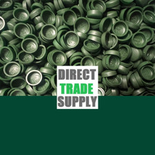 Decorative Plastic Two Piece Matt Screw Cap Covers 6-8 Gauge Screws - 13.1mm