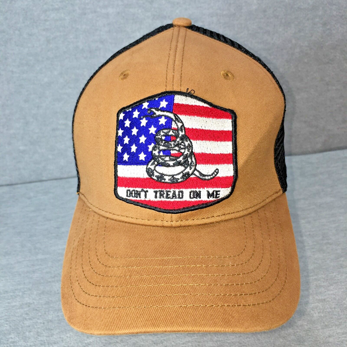 Cody James DON'T TREAD ON ME Trucker Hat USA Flag Mesh Back Snapback