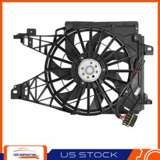 For 2005 06 07 08-13 Chevrolet Corvette Single Fan Radiator Cooling Fan Assembly