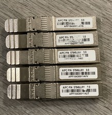 Lot of 5pc AMPHENOL SFP Transceiver AIPC P/N 57849JJ01 3.5GB  #M37-18