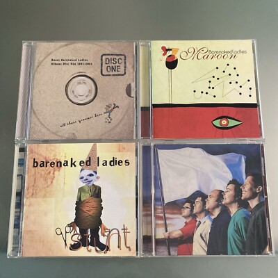 Barenaked Ladies 4 LOT: Greatest Hits Disc 1,Maroon, Stunt, Everything To Every