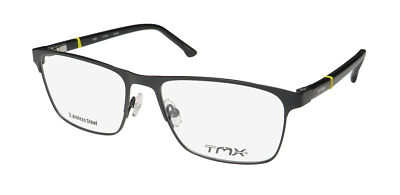 TIMEX TMX HOT SHOT STAINLESS STEEL DURABLE DESIGNER MENS EYEGLASS FRAME/GLASSES