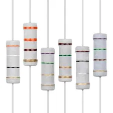 1 ea 5 Watt Carbon Film Resistors 0.1 to 820k Ohms 5% PICK VALUE - Mr Circuit