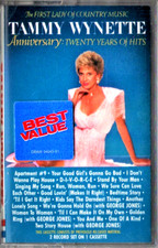 TAMMY WYNETTE / Anniversary : 20 Years of Hits - Sealed Cassette 1987, Epic 