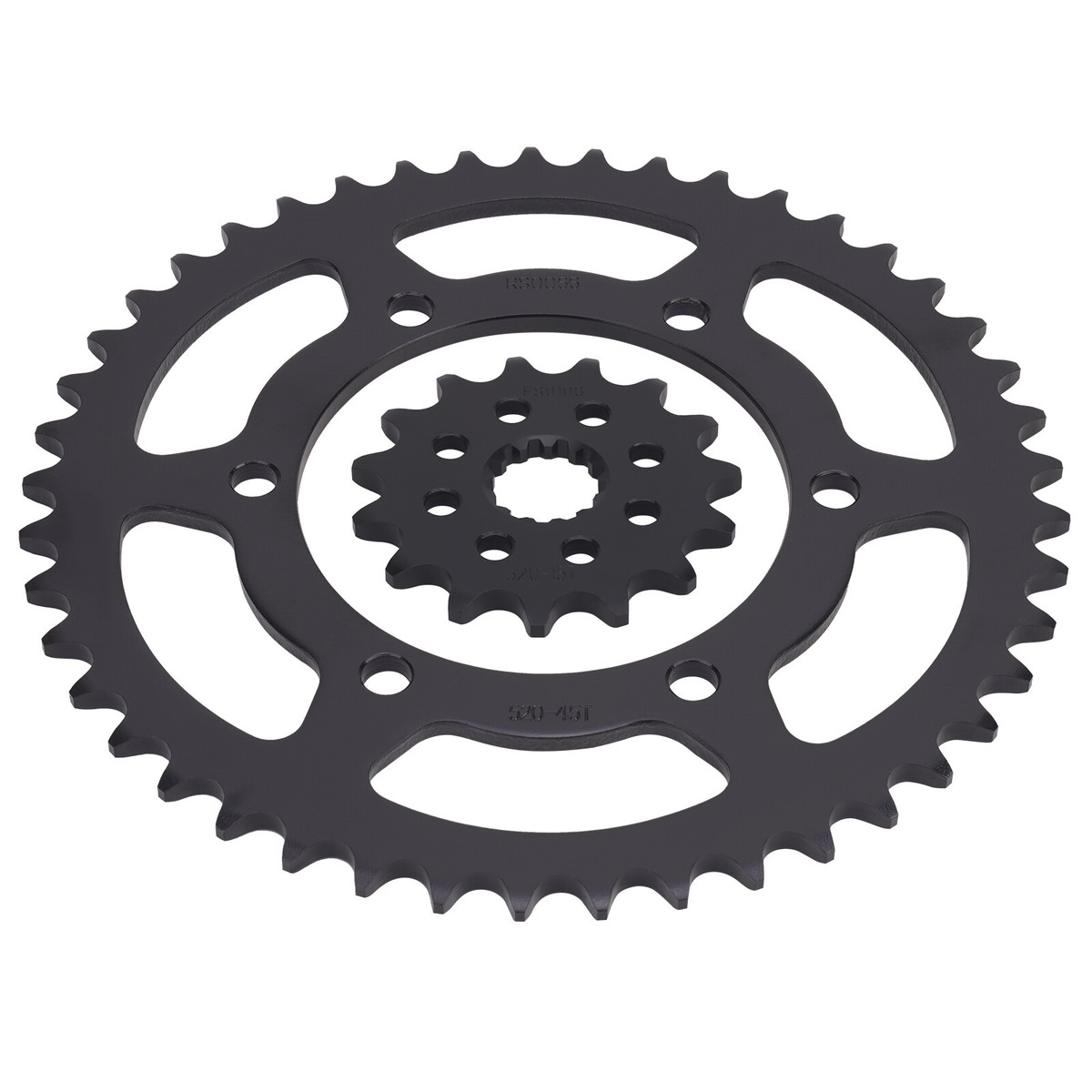 15T Front & 45T Rear Sprockets for Yamaha MT-03 16-20 YZF R3 15-21