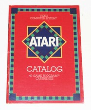 Vintage Atari 2600 49 Game Program Cartridges Catalog Booklet Manual 1982
