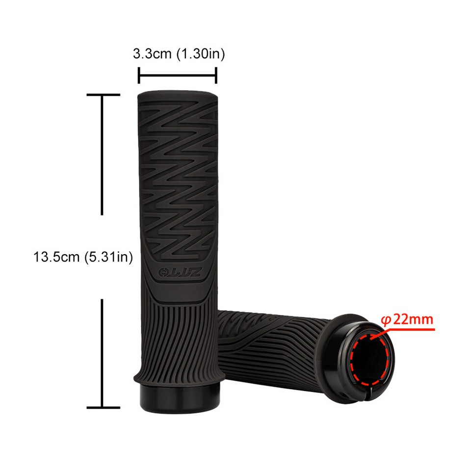 2Pcs Blue Aluminum Bike Handlebar Bar End Plugs, Mountain Bicycle Cycling Rubber Handlebar 17-22mm End Stopper Plugs Caps Bike Grips For Road Bicycle