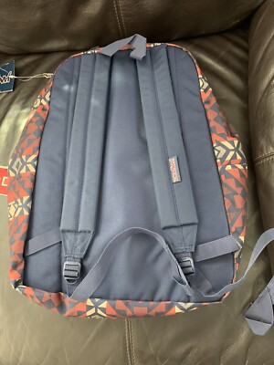 burnt henna jansport backpack JANSPORT Digibreak Backpack Burnt Henna Abstract Angles Laptop Sleeve NEW