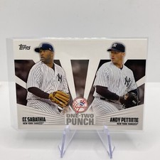 2023 Topps Series 1 Baseball Sabathia / Pettitte One Two Punch 12P-4 Yankees