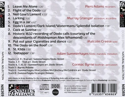 DODO STREET NATURAL SELECTION NEW CD